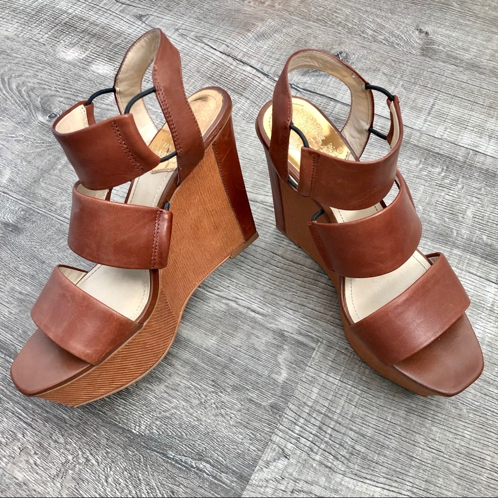 Vince Camuto Niskera Leather Super Wedge!
